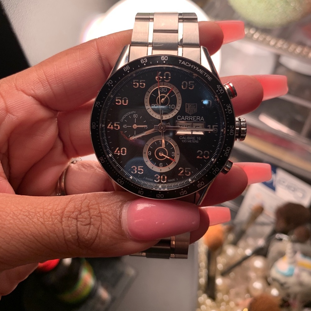 Carrera Calibre 16 chronograph watch
